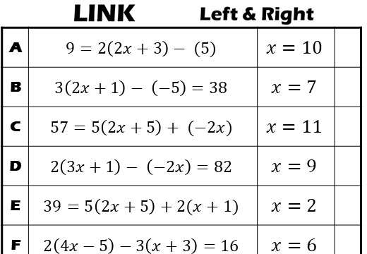 Solving Linear Equations With Multiple Brackets Go Teach Maths