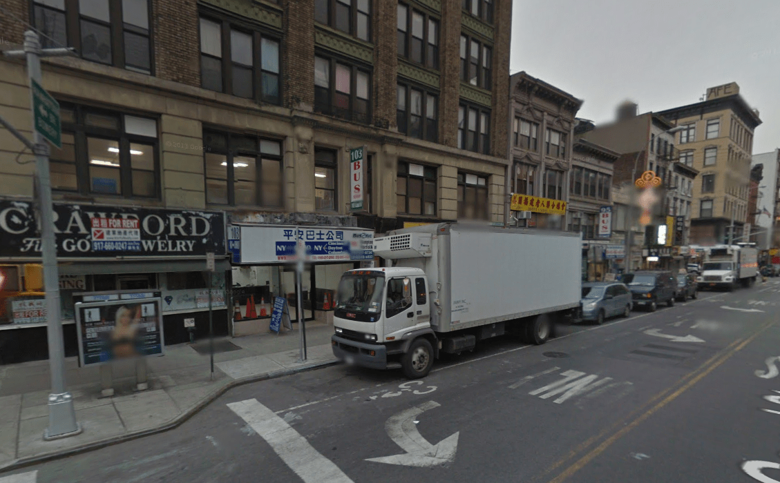 Bus Stop 103 Canal St Bus2nyc