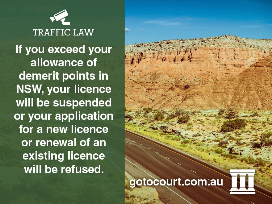 Demerit Points in New South Wales Go To Court Lawyers