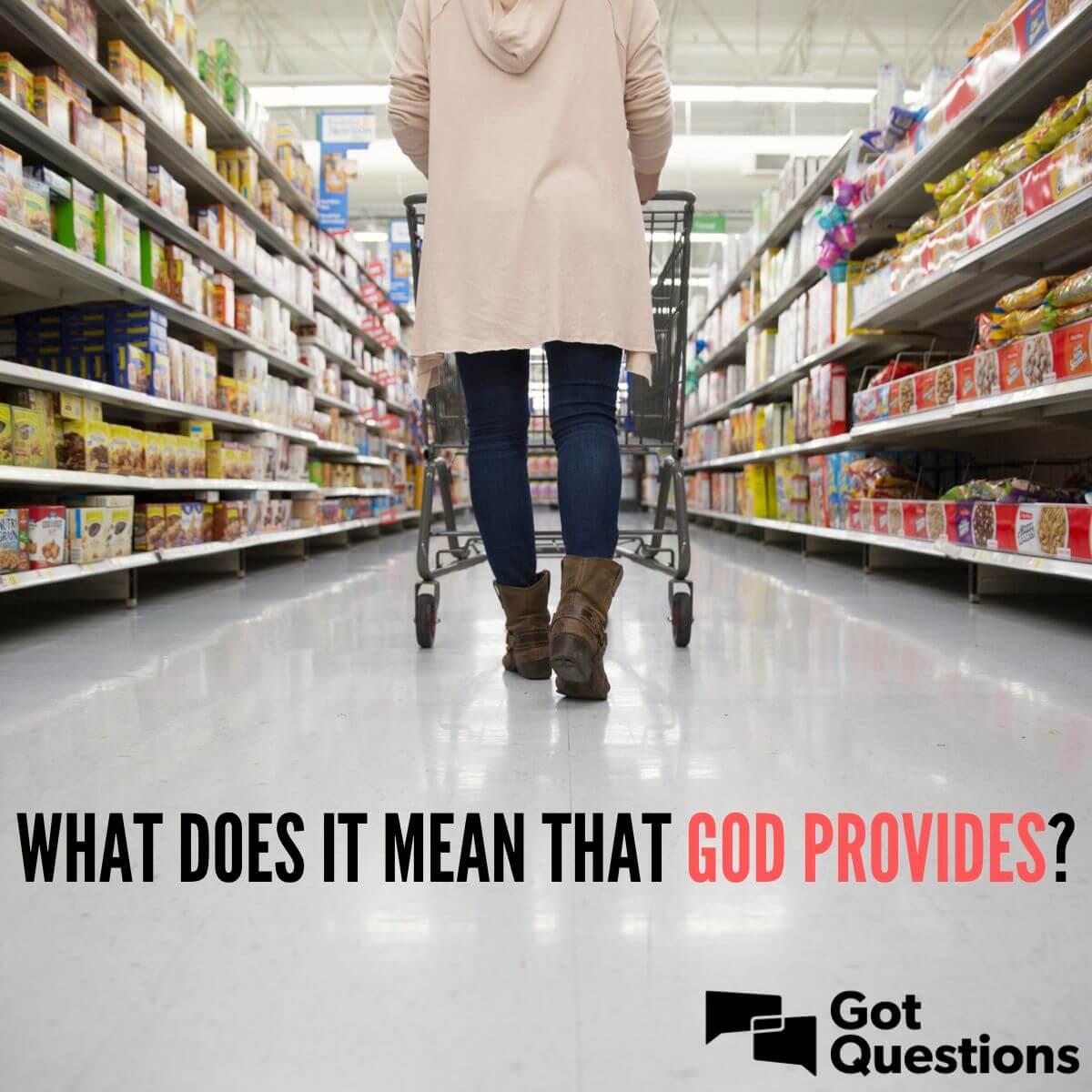 What does it mean that God provides?