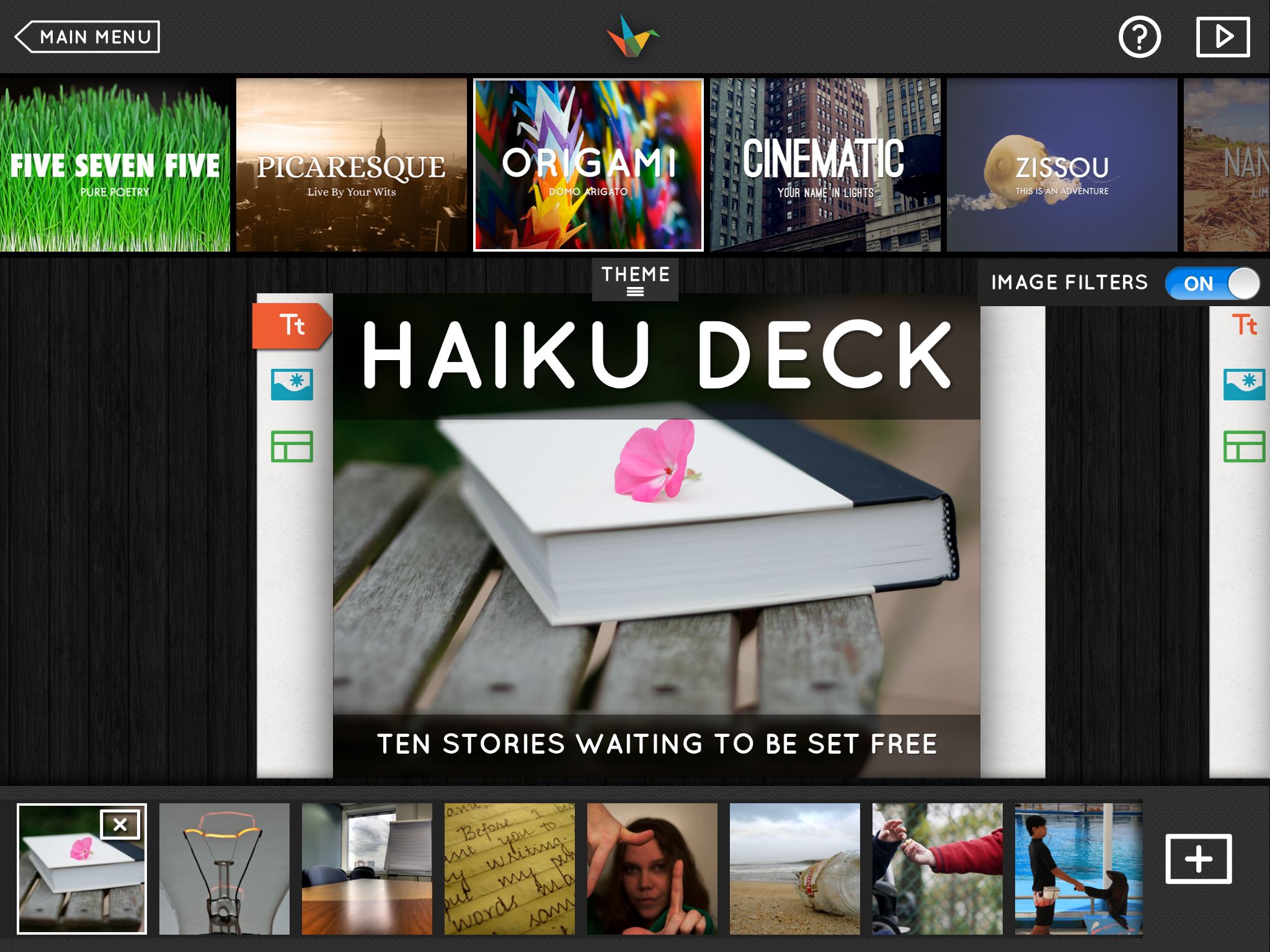 Haiku Deck A Simple and Beautiful Presentation App for iPad