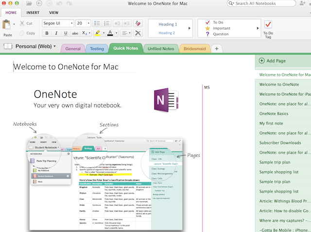 Microsoft onenote download mac