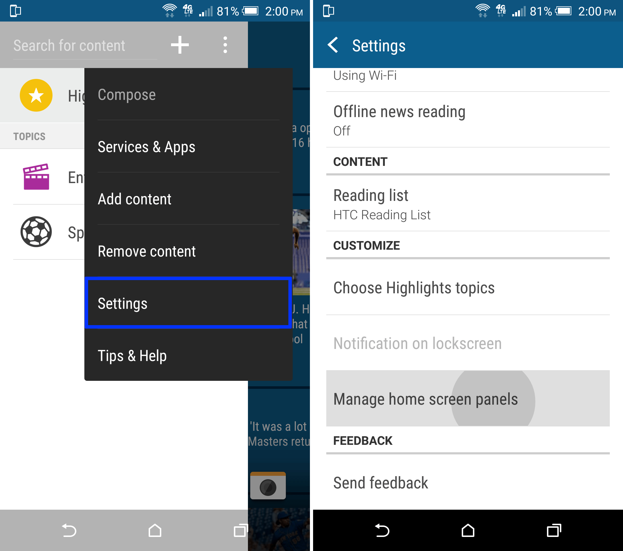 How to Disable Blinkfeed on the HTC One M9