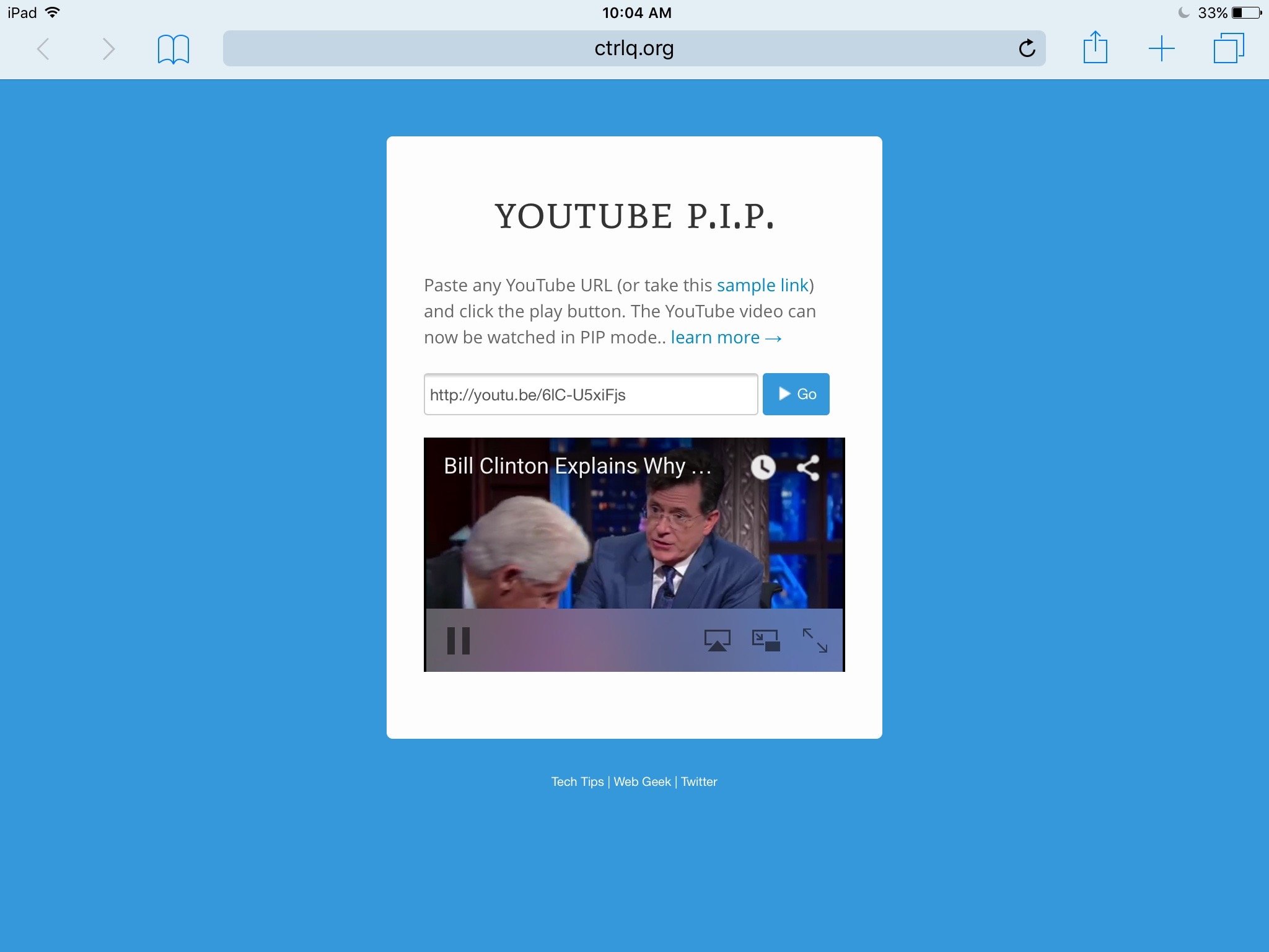 How to Watch YouTube in Picture in Picture Mode on iPad