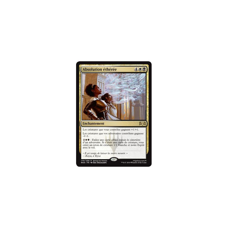 Carte Magic Allégeance de Ravnica Rare VF Absolution éthérée