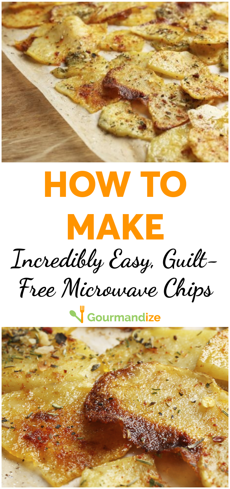 How to make incredibly easy, guiltfree microwave chips