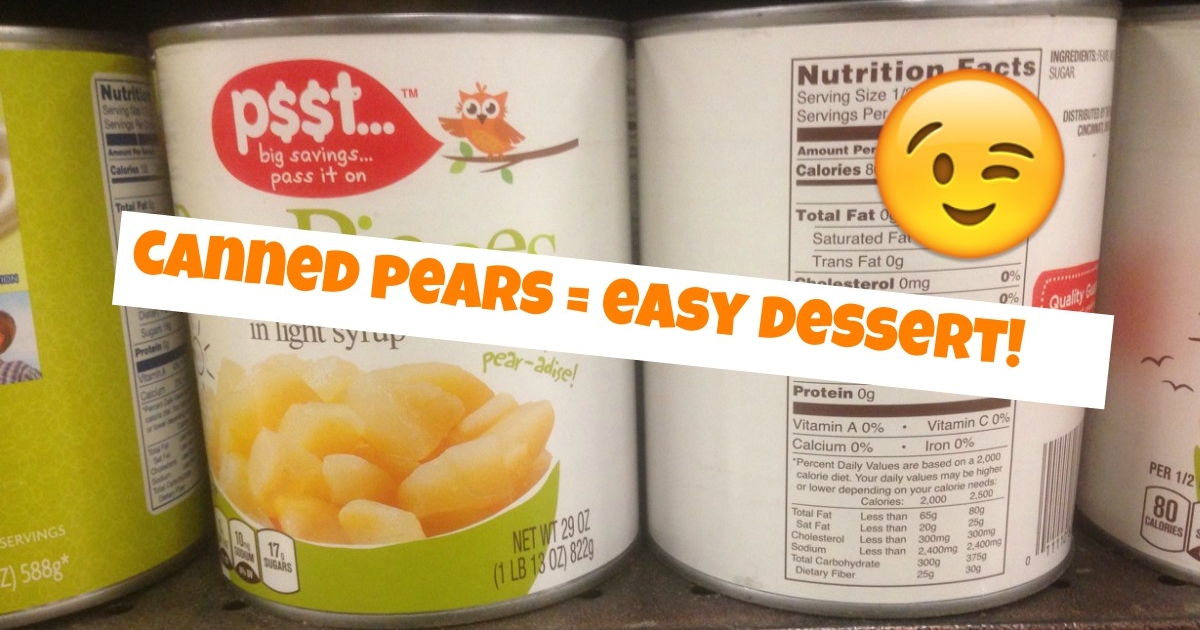 Fast and fancy 10 desserts that start with a can of pears