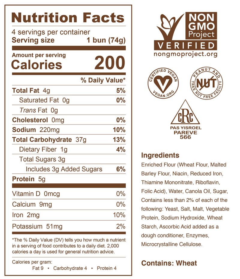 Pretzilla Sausage Buns 4 Ct Gourmet Kitchn