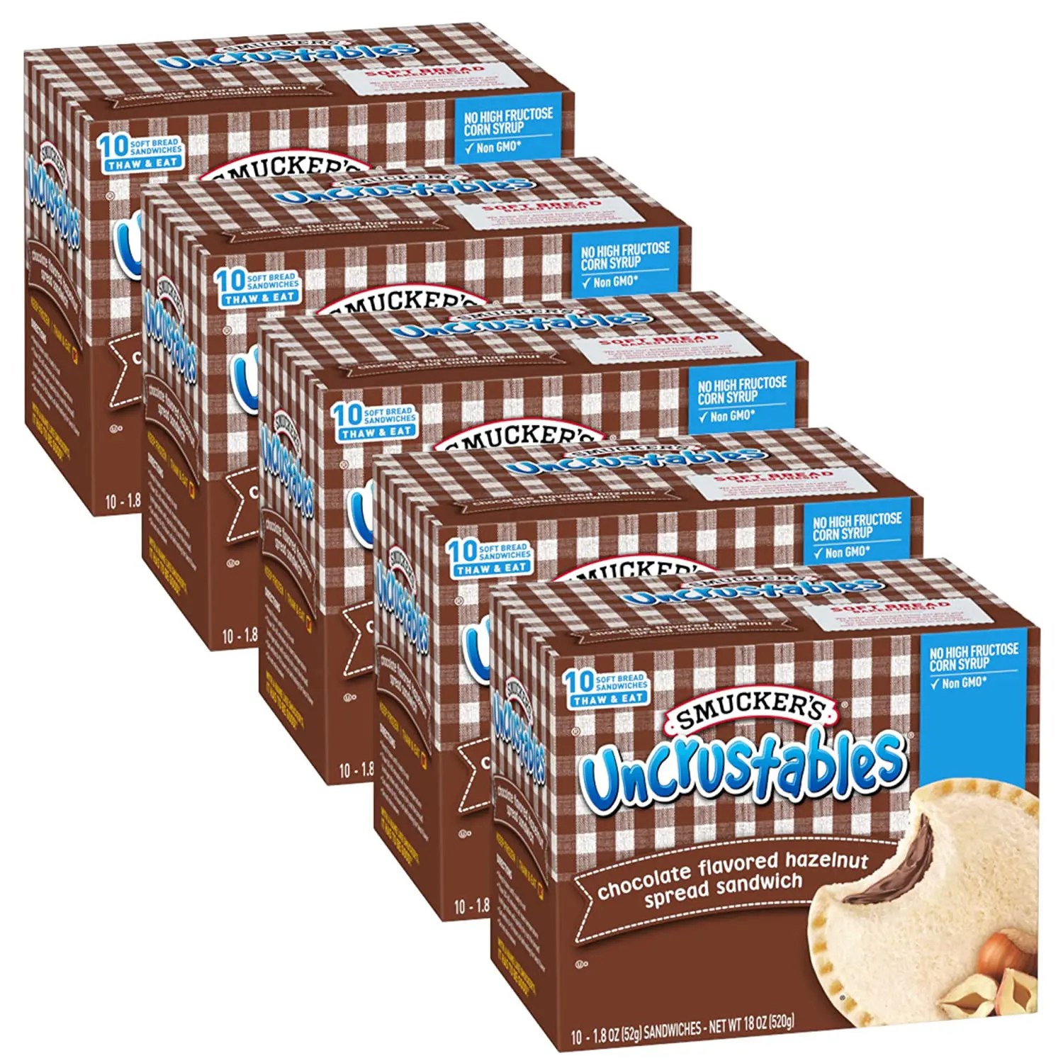 Smucker’s Uncrustables Frozen Chocolate Flavored Hazelnut Spread
