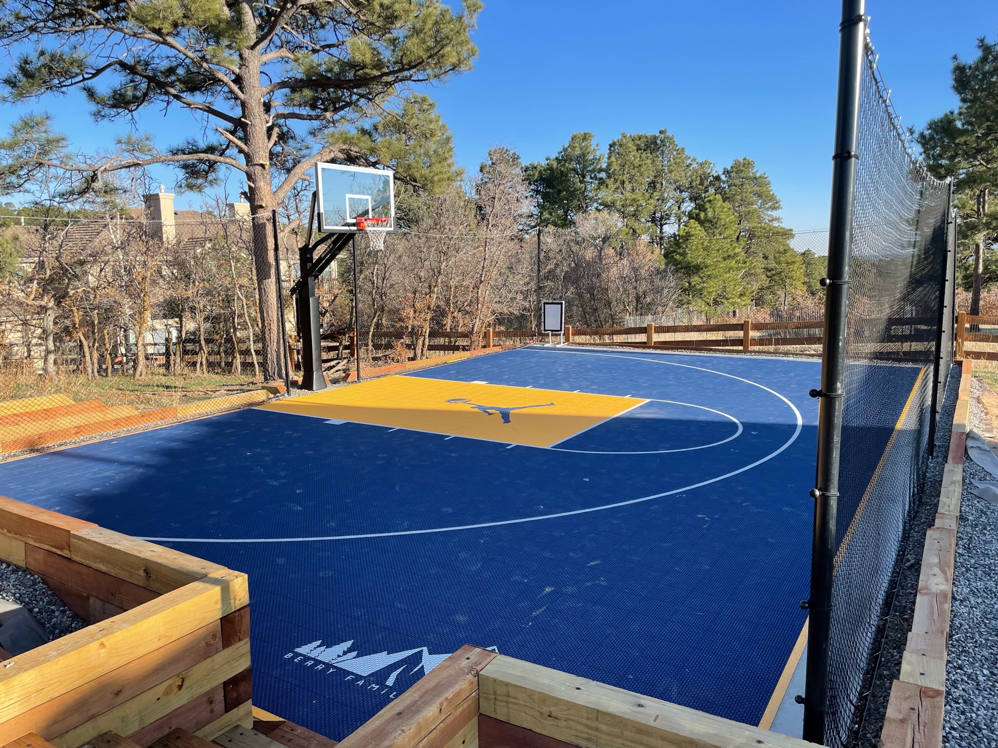 Containment Netting and Barrier Nets to Surround a Basketball Court and