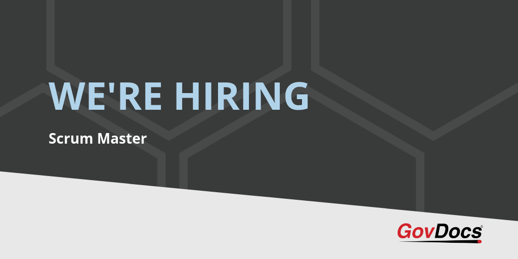 Scrum Master GovDocs