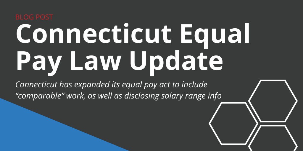 Connecticut Equal Pay Law Update GovDocs