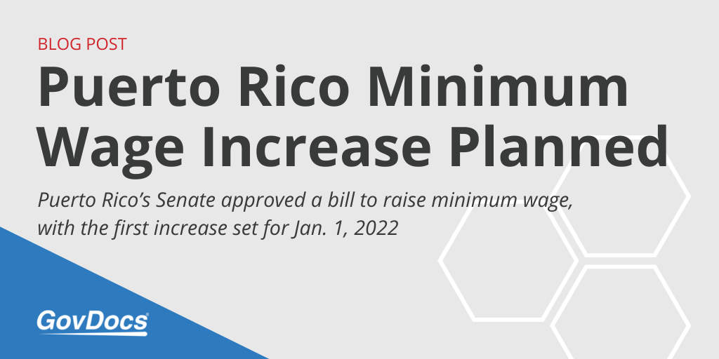 Puerto Rico Minimum Wage Increase GovDocs