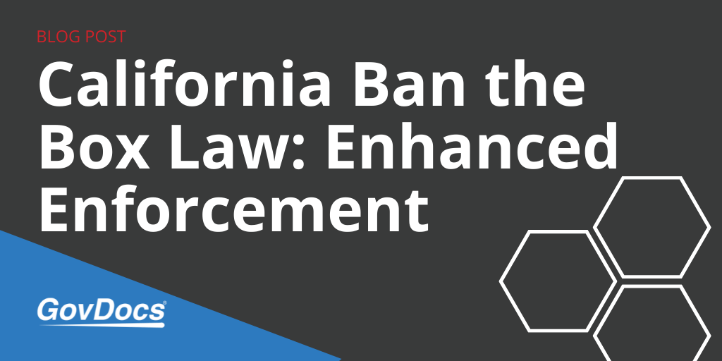 California Ban the Box Law Enhanced Enforcement GovDocs