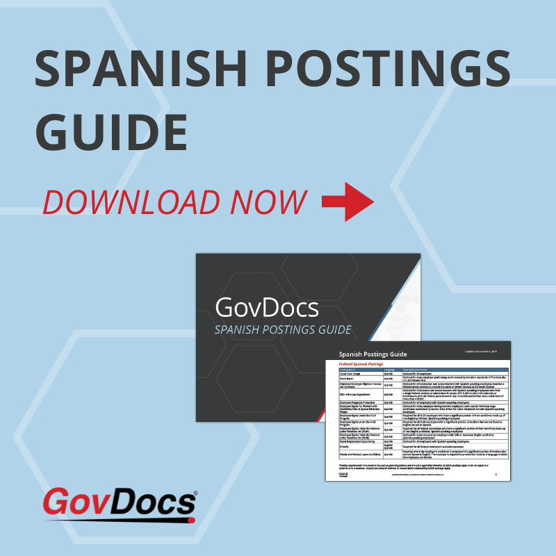Required Spanish Labor Law Postings GovDocs