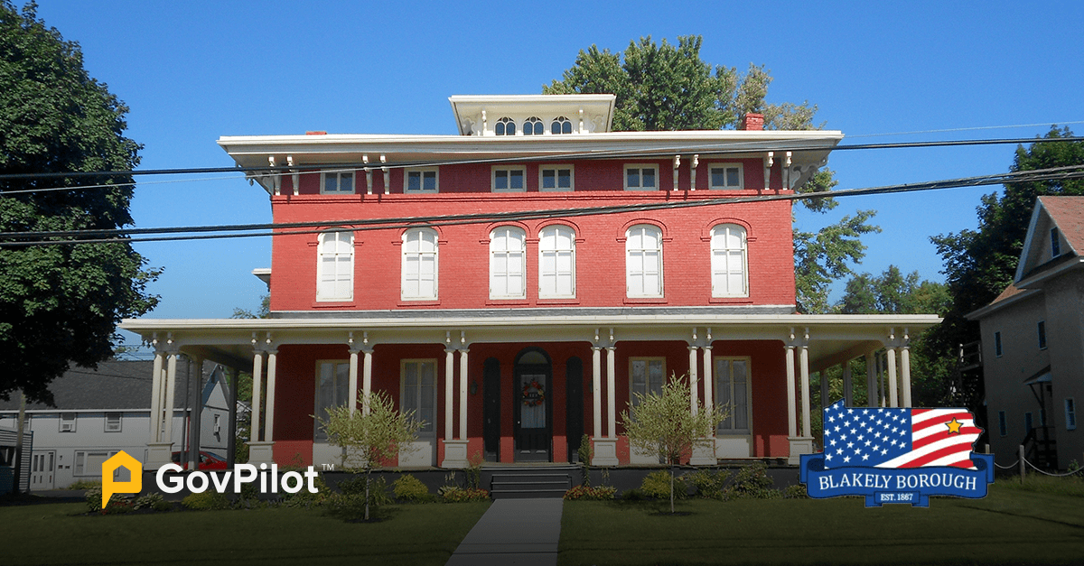 Blakely Borough, Pennsylvania Pursues Digital Transformation GovPilot