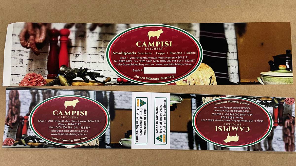 Food Sleeves labels and packaging Gowans & Son Printers