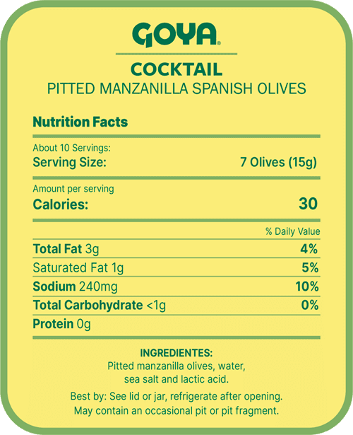 GOYA® Green Olives Create special moments