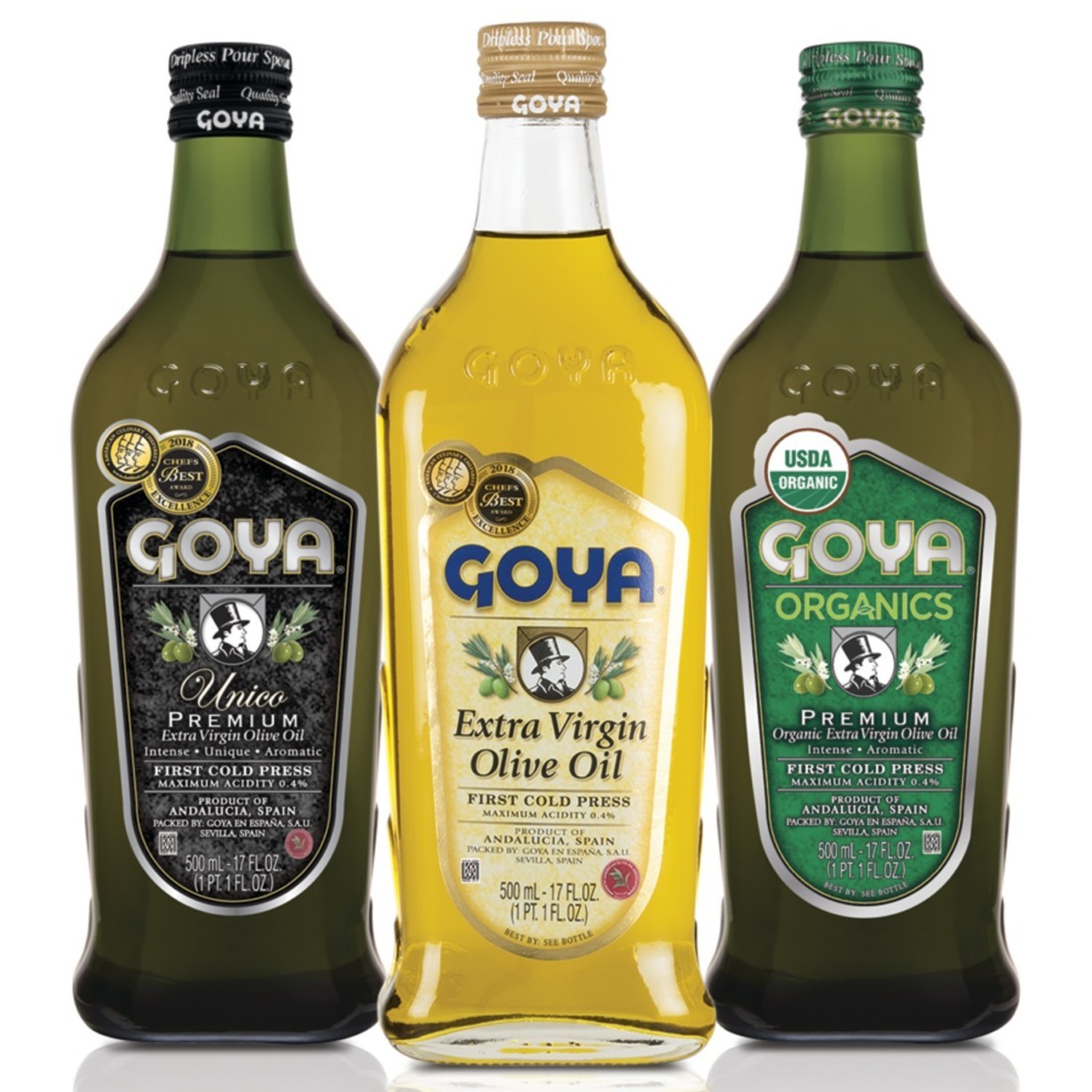 Goya Premium extra virgin olive oils, in the world elite of EVOOs