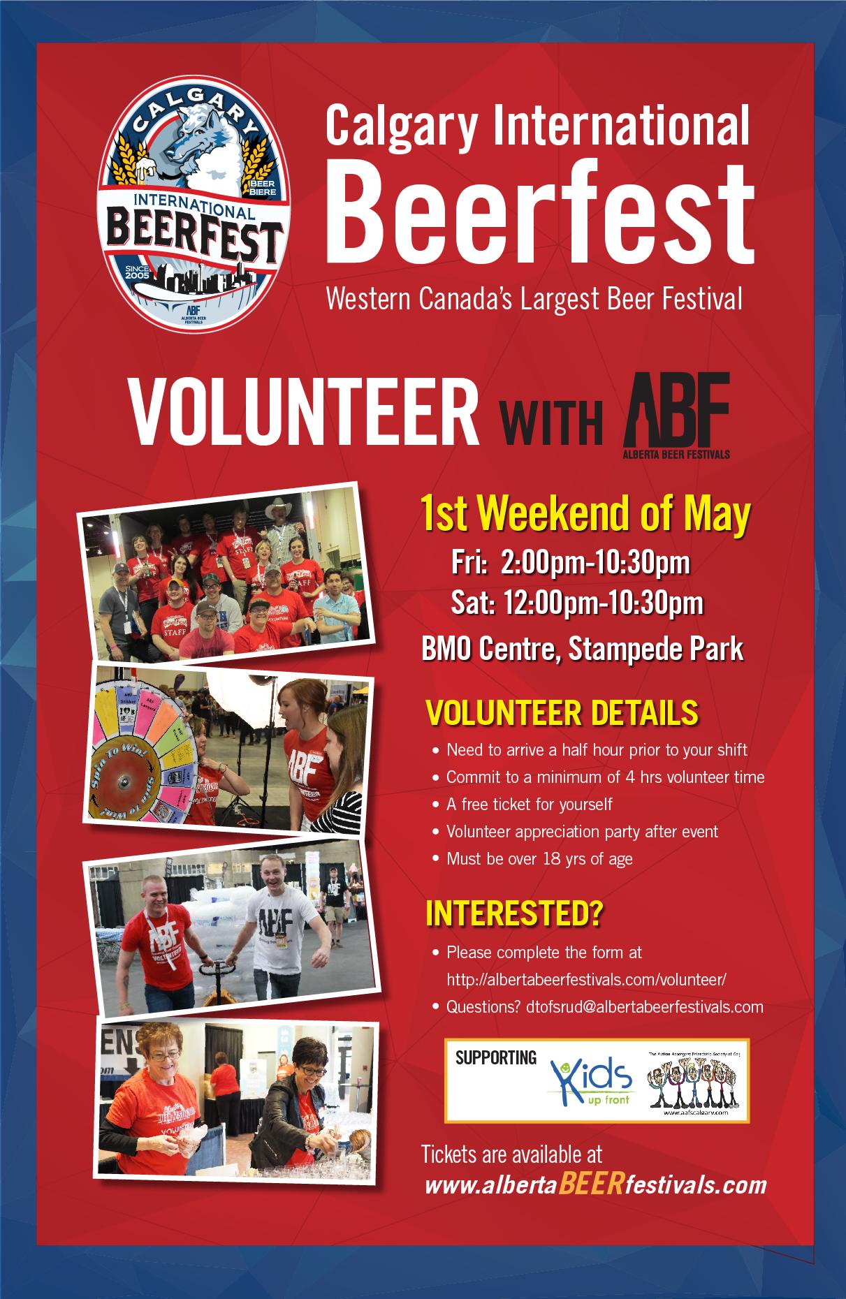 Beerfest Volunteers Volunteer opportunity in Calgary , Alberta GozAround