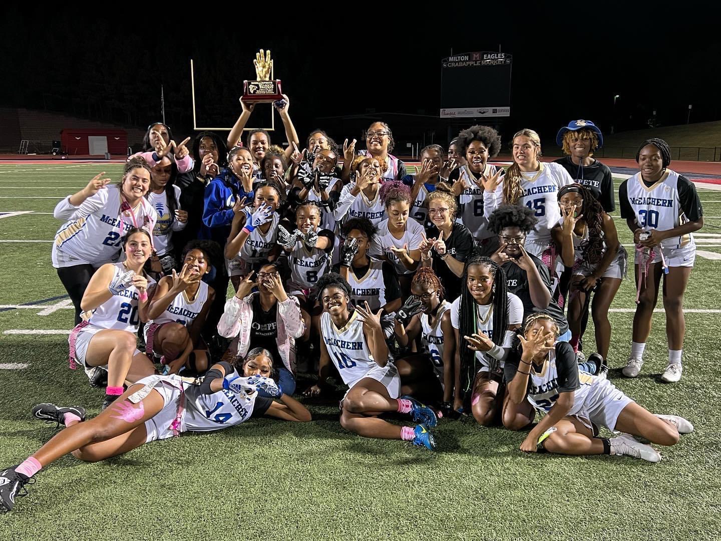 Girls flag football is the fastestgrowing sport in schools