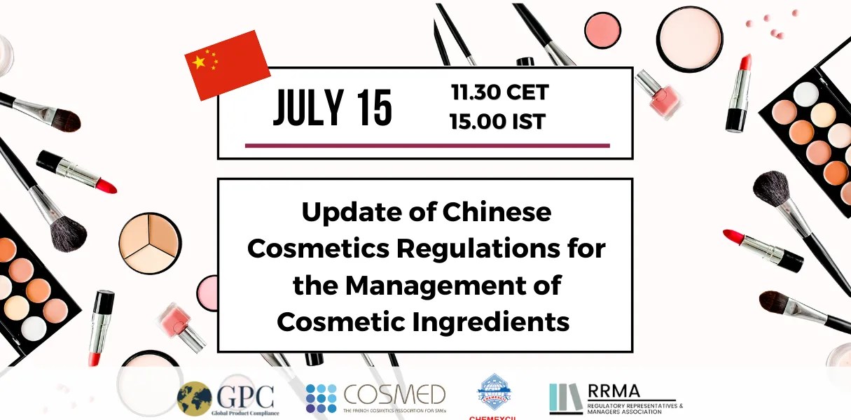 Global Update of Chinese Cosmetics Regulations for the Management o