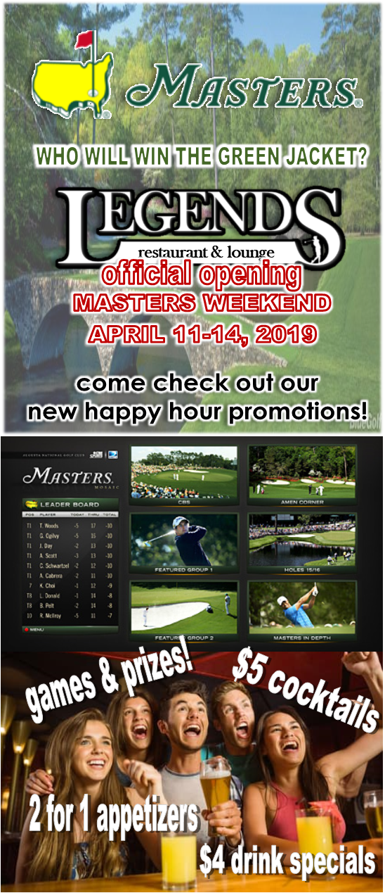 Masters Tournament Weekend Grande Prairie Golf & Country Club