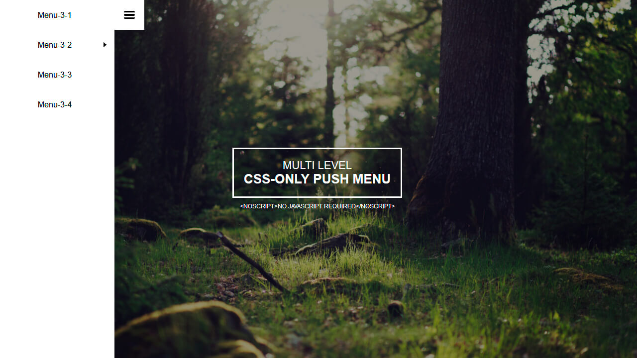 Top 10 CSS Sliding Menus