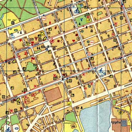 рисовать план города