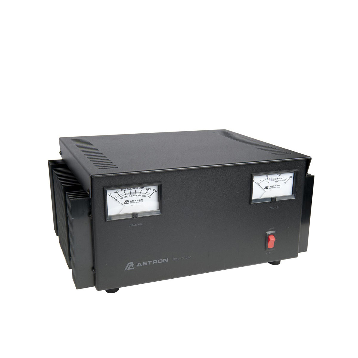 Astron RS-70M-AP 70 Amps, 57 continuous, 13.8 Vdc with meters – GPS Central