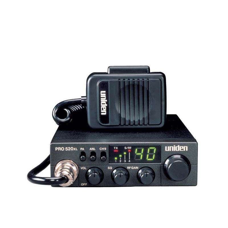 CB Radios Uniden PRO520XL Compact Mobile CB Radio with PA
