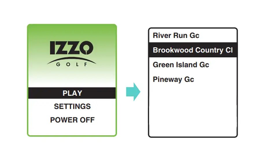 Izzo Swami Course List and Firmware Update Guide GPS Gears