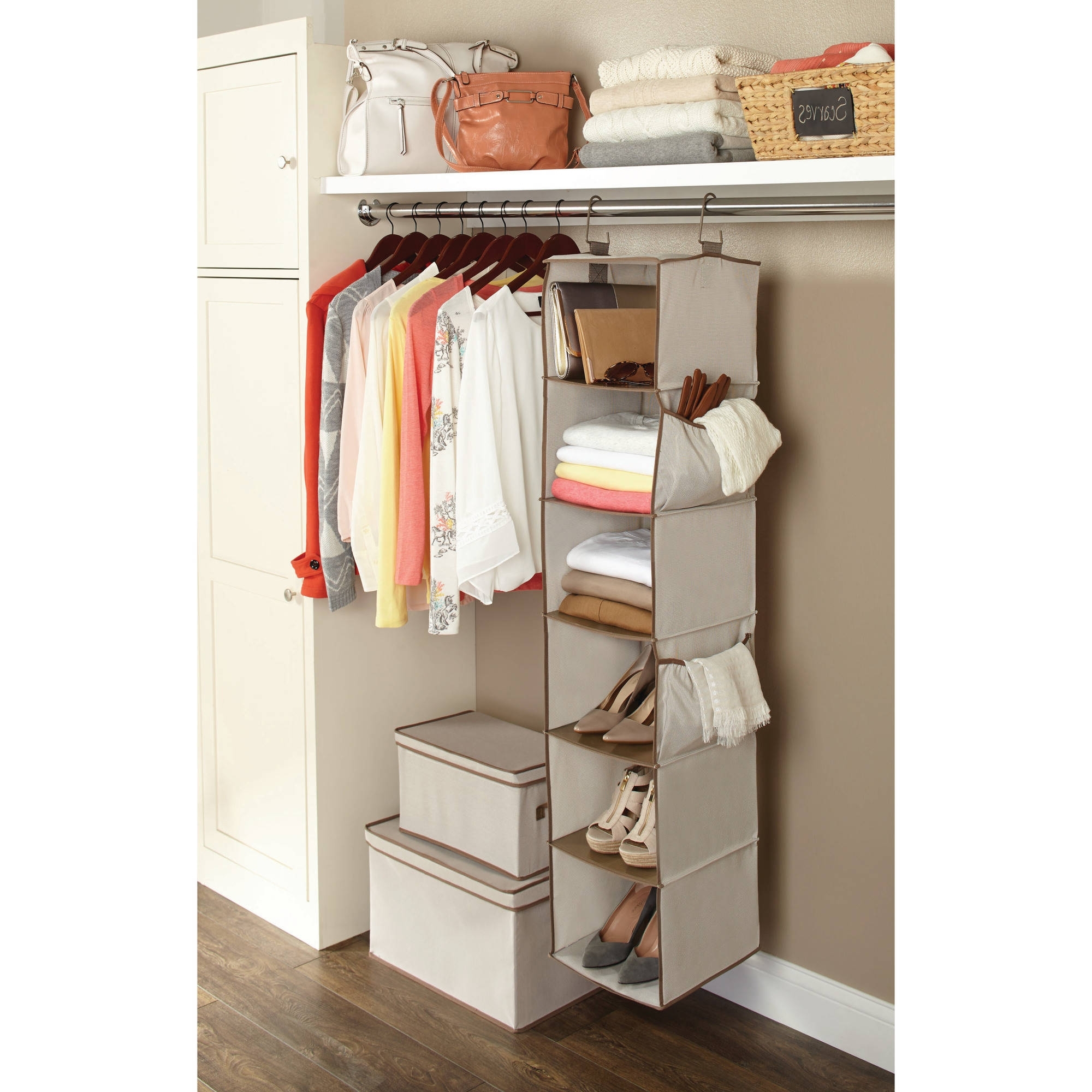 15 Best Ideas Hanging Wardrobes Shelves