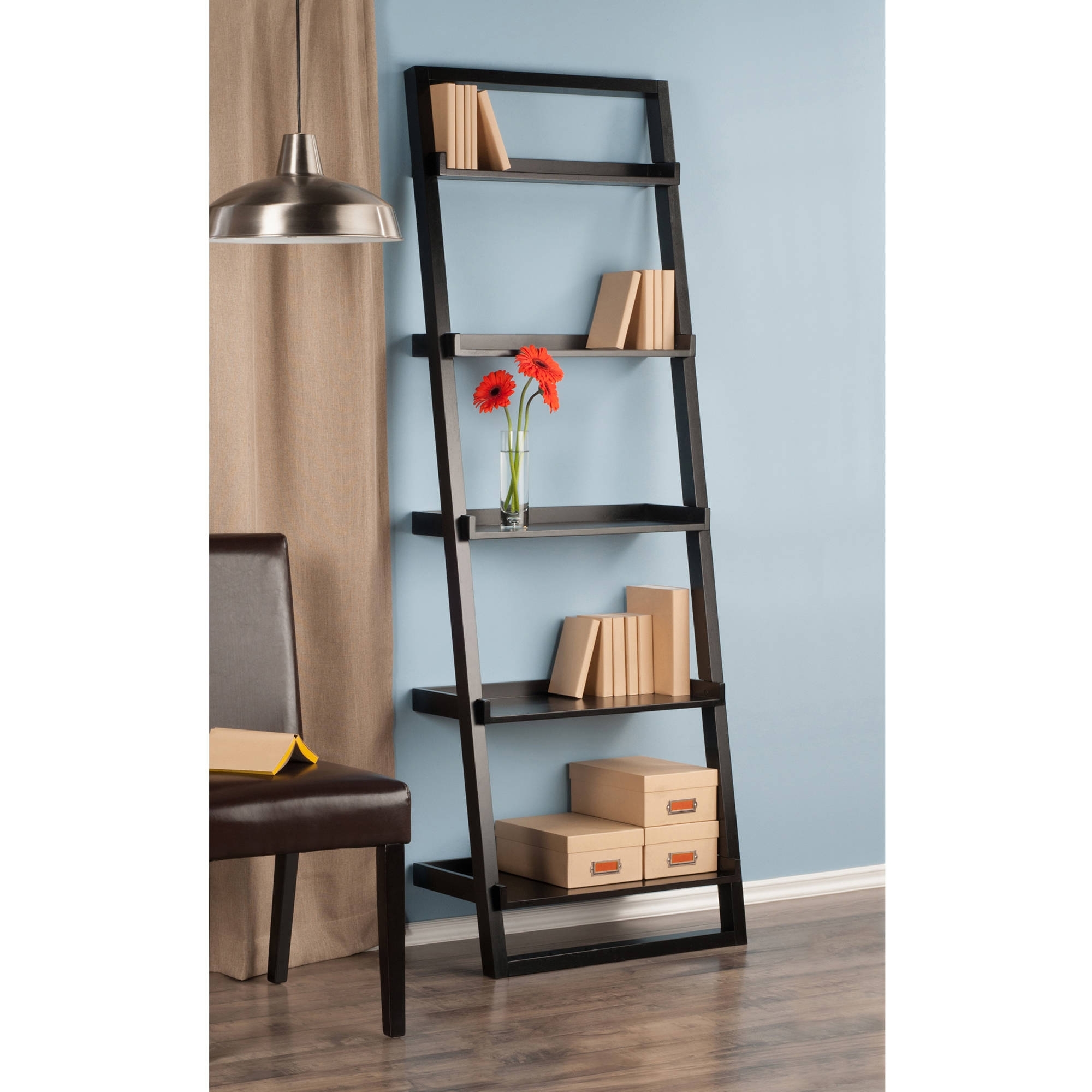 15 Collection of Leaning Shelf Bookcases