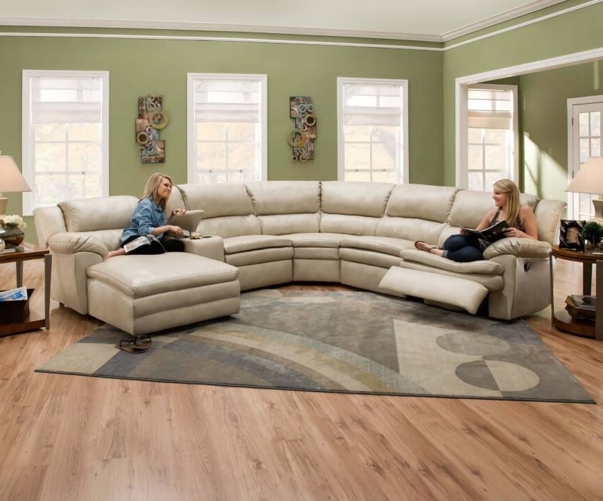 2022 Best of Curved Sectional Sofas with Recliner