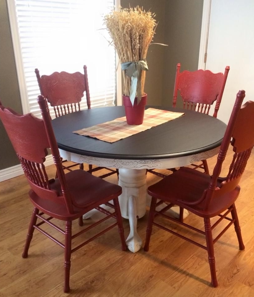 20 Photos Red Dining Tables and Chairs