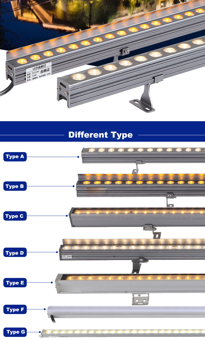 GP2218 Outdoor 3000K LED Linear Lighting Strip GPX LED