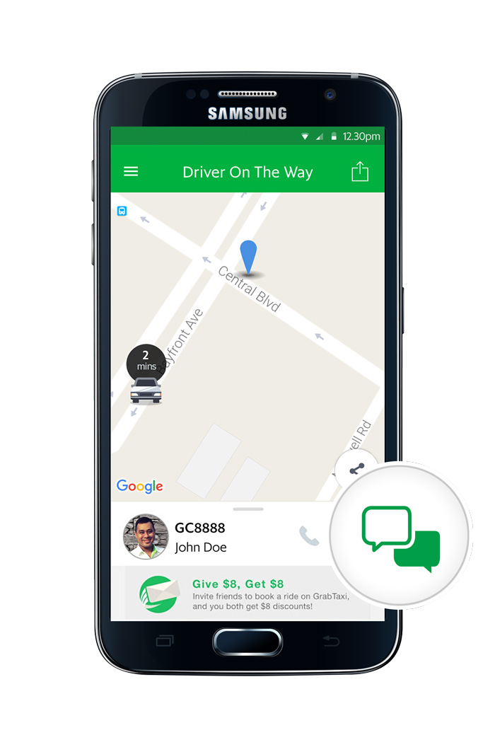 Grab Launches Inapp Instant Messaging Service GrabChat for Ride