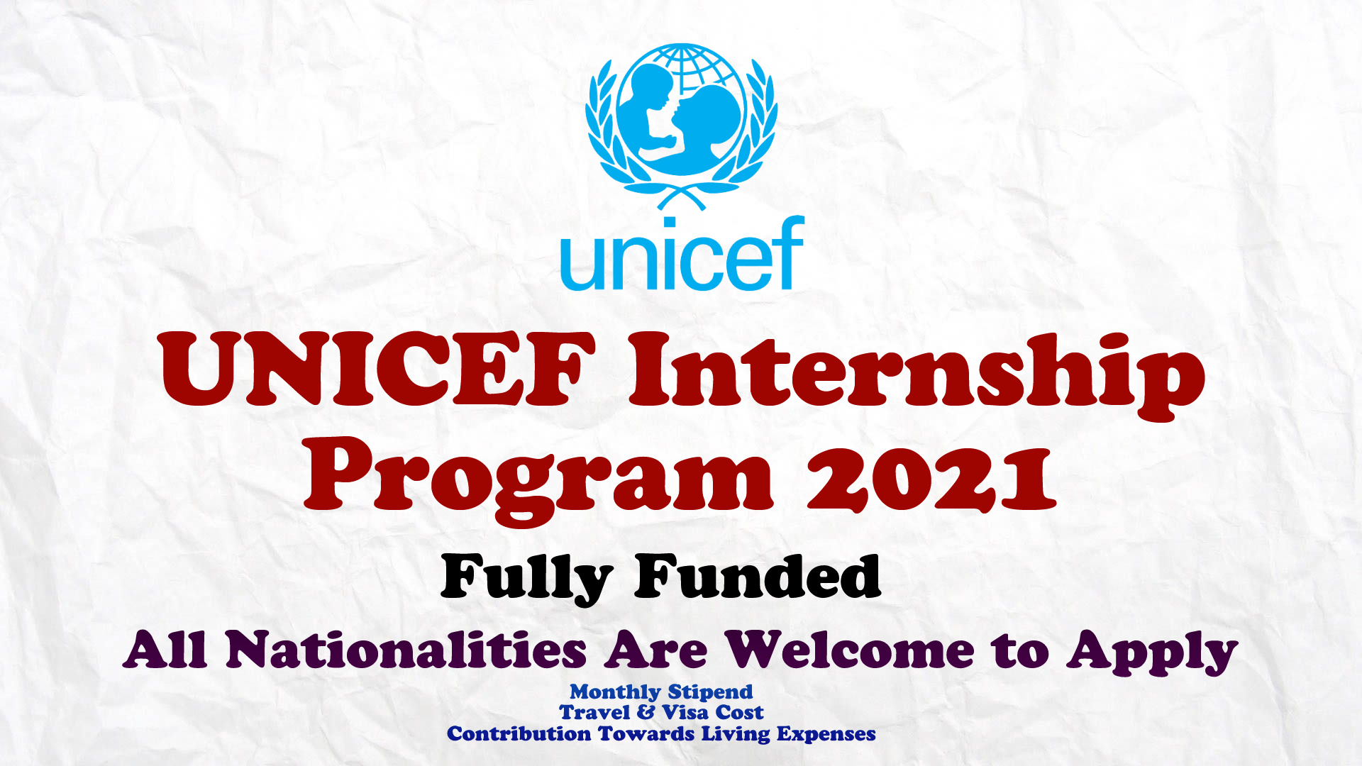 UNICEF Recruitment 2022/2023 Application Form Portal Bekeking