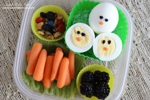 Hardboiled Egg Chick Bento Grace and Good Eats