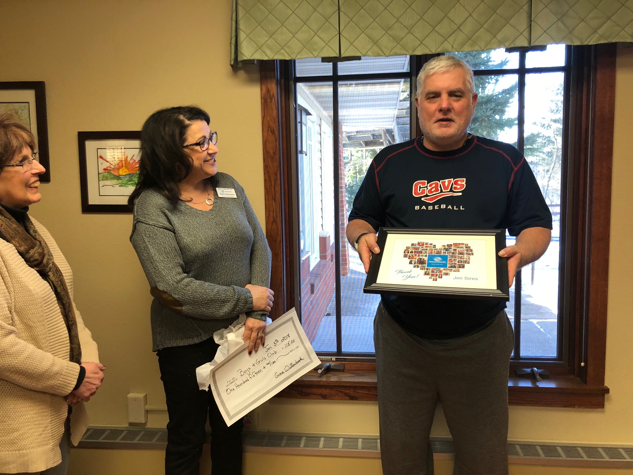 Grace Willowbrook Gives to Boys and Girls Club