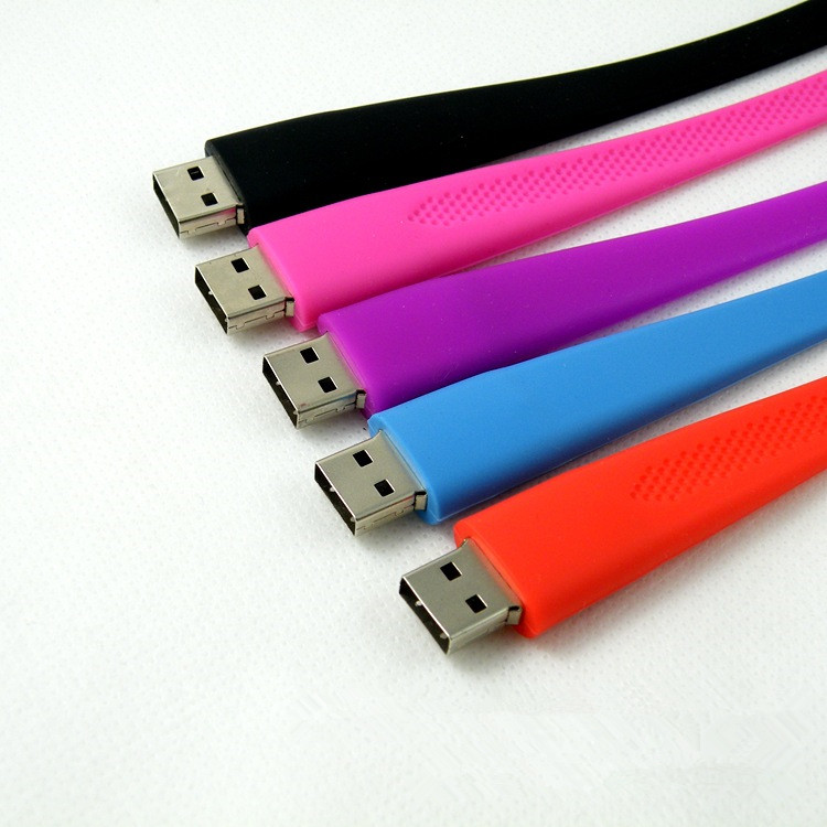 Promotional Custom Usb Bracelet Wristband Usb Flash with Logo