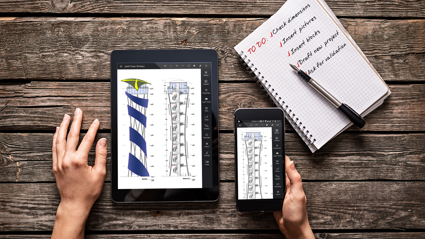 Mobile Cad App Fur Dwg Unter Ios Und Android Ares Touch