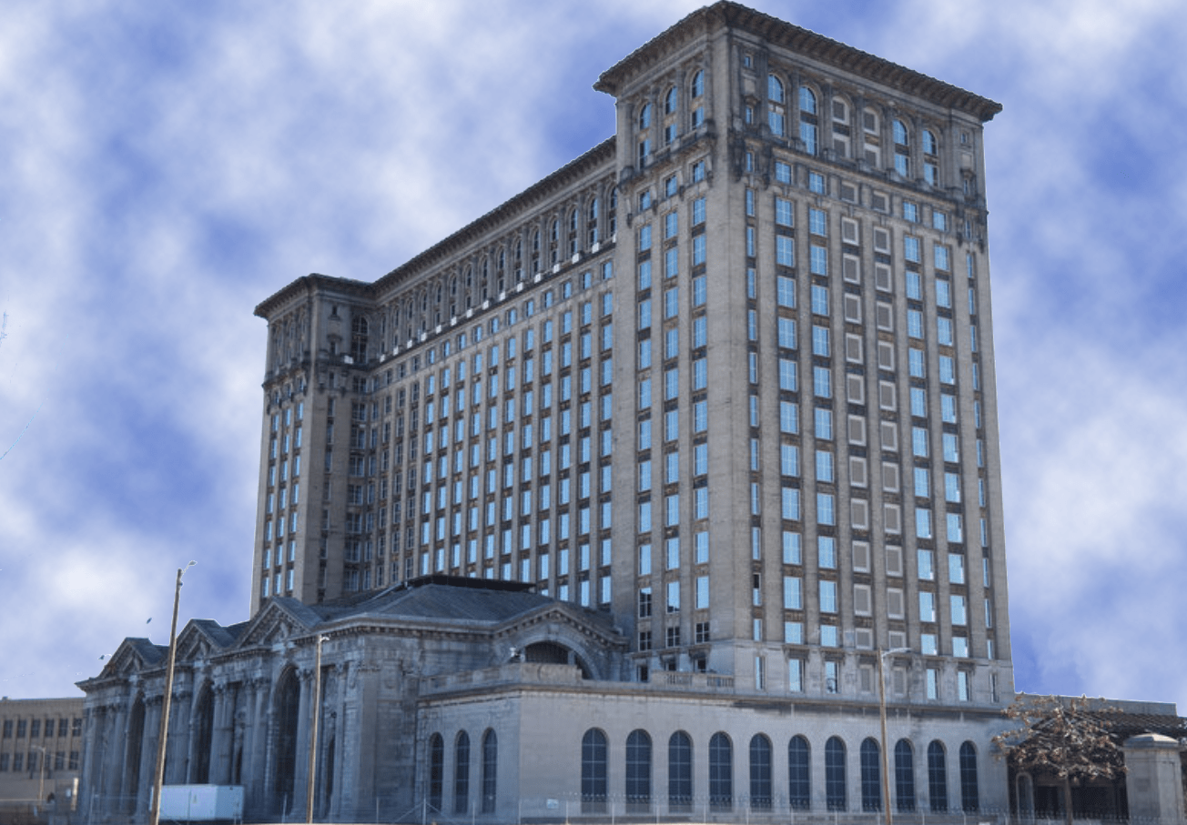 Michigan Central Station Window Installation Completed Graham