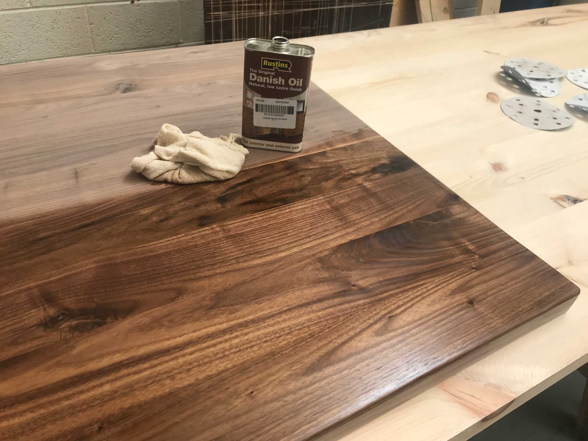 Resurfacing Table Tops Grain & Frame