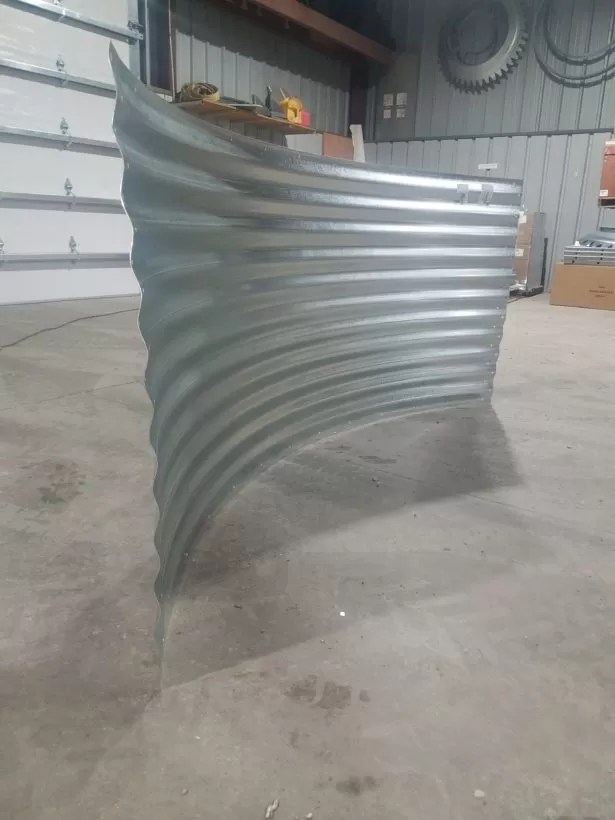 Narrow Corrugated (2.66″) Grain Bin Sidewall Sheets Grain Supply