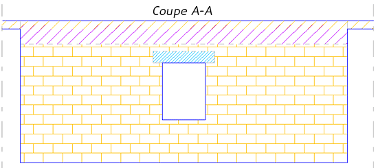 Comment les hachures peuvent être visualisées sur la coupe d’un élément? -  Graitec France