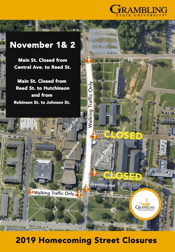Grambling State University Campus Map