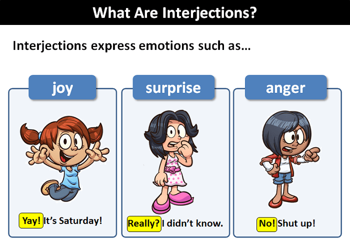 Interjections For Kids