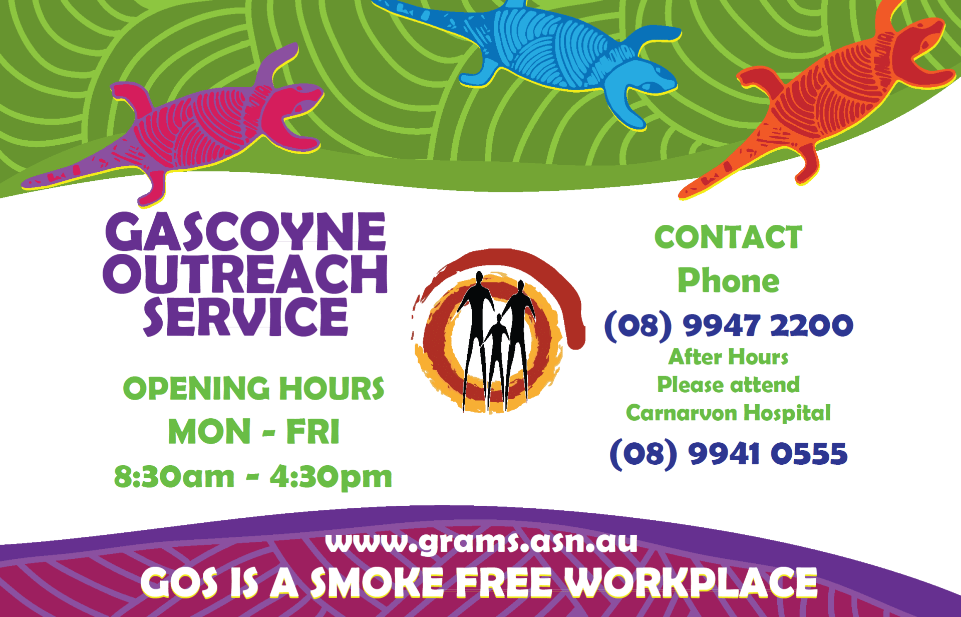 Contact Carnarvon » Geraldton Regional Aboriginal Medical Service